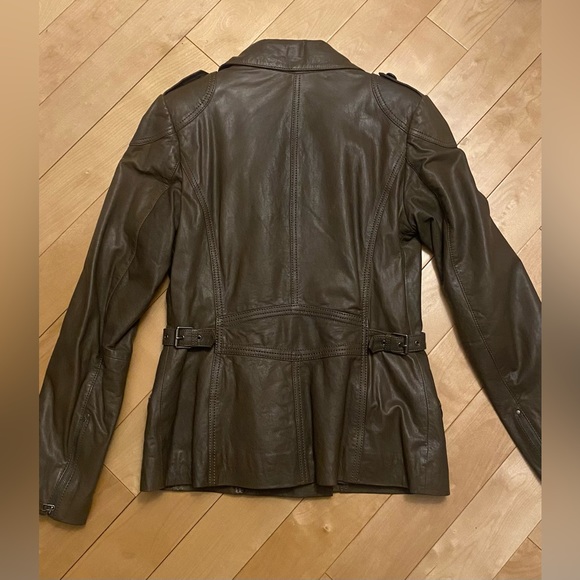 Danier Genuine Leather Insulated Jacket, Removable Fur Trim - Picture 9 of 15